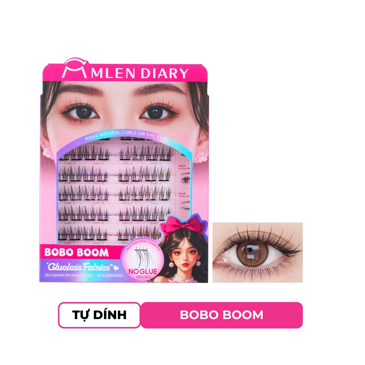 Mi Giả Mlen Diary Tự Dính - Bobo Boom