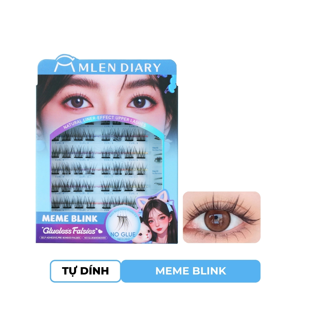 Mi Giả Mlen Diary Tự Dính - Meme Blink