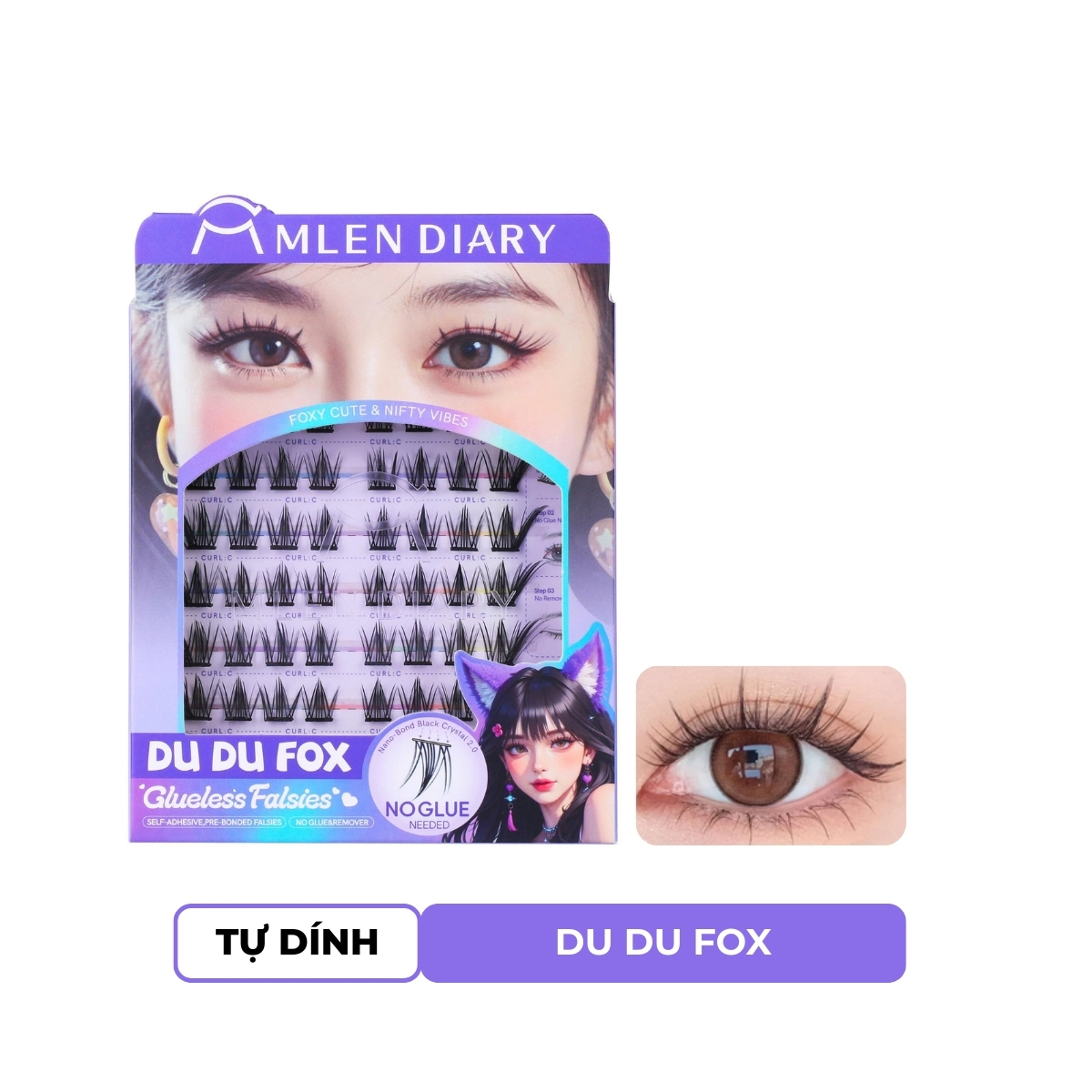 Mi Giả Mlen Diary Tự Dính - Du Du Fox