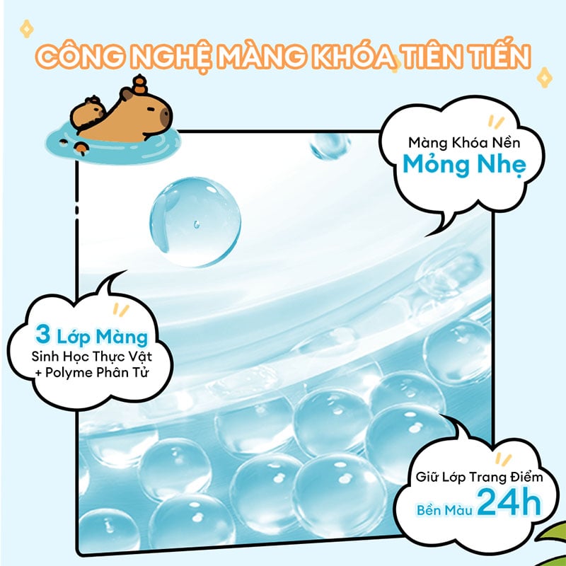 Xịt Khóa Nền Colorkey Brightening Dewy Makeup Setting Spray 100ml (Capybara Edition)
