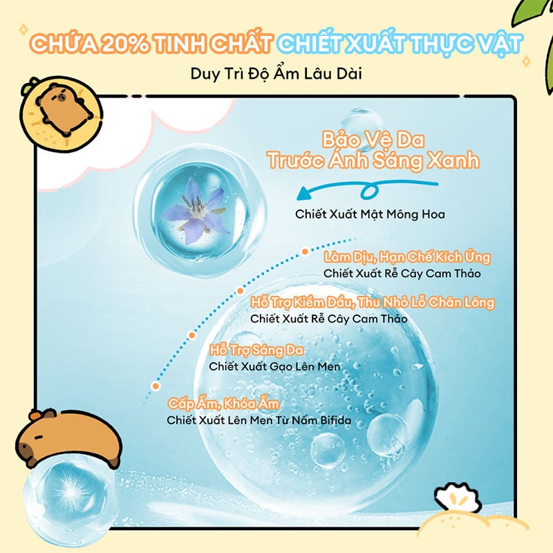Xịt Khóa Nền Colorkey Brightening Dewy Makeup Setting Spray 100ml (Capybara Edition)