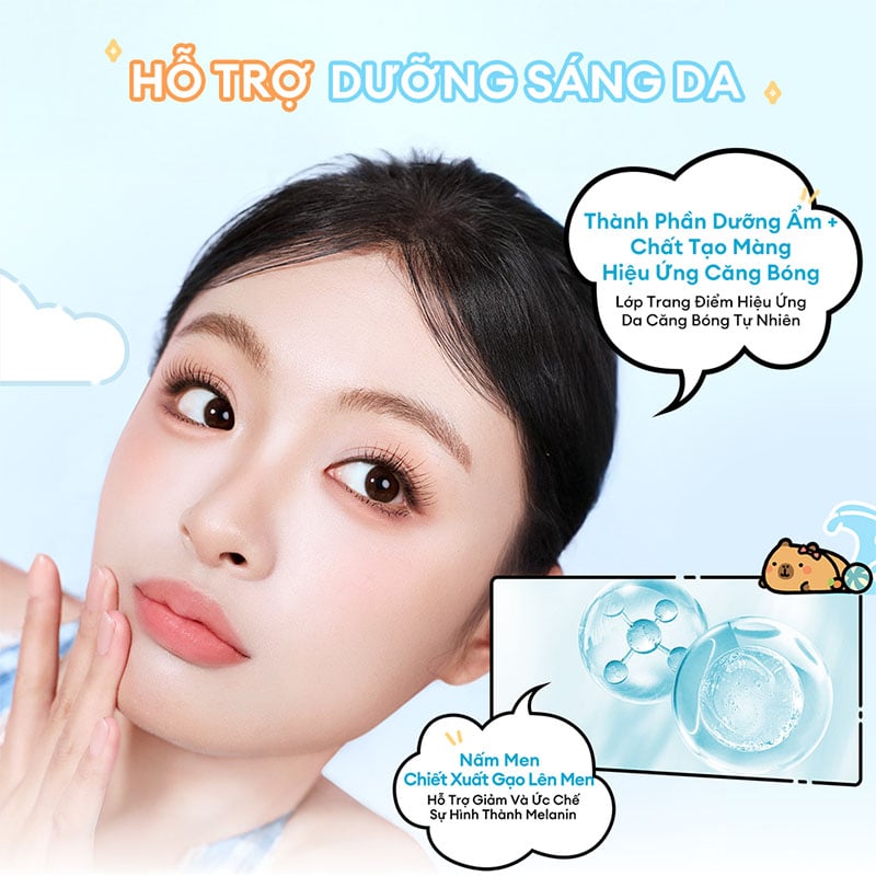 Xịt Khóa Nền Colorkey Brightening Dewy Makeup Setting Spray 100ml (Capybara Edition)