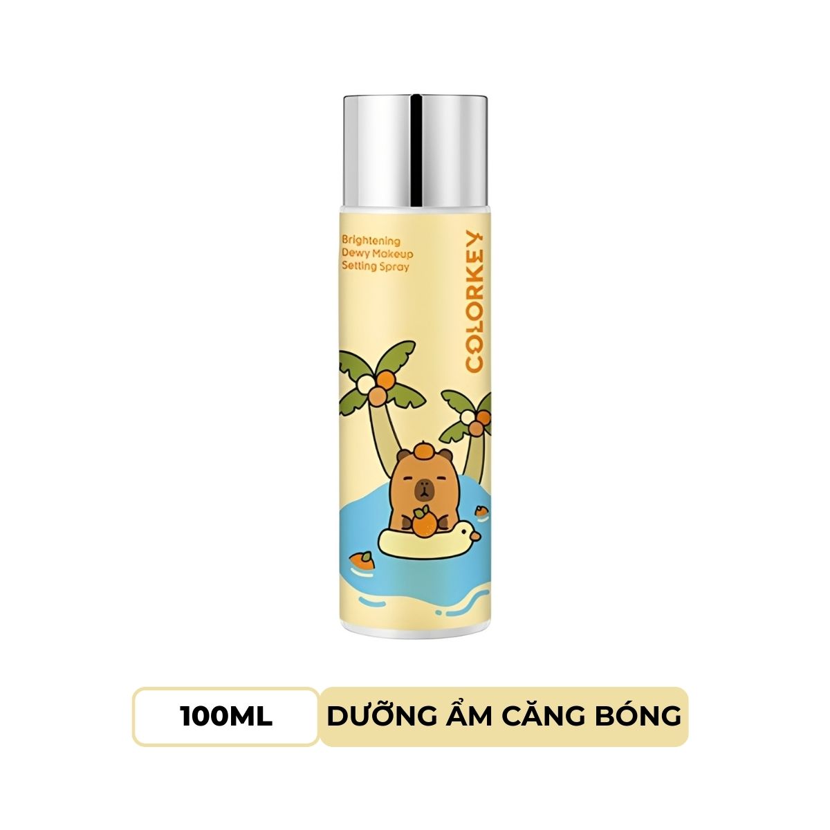 Xịt Khóa Nền Colorkey Brightening Dewy Makeup Setting Spray 100ml (Capybara Edition)