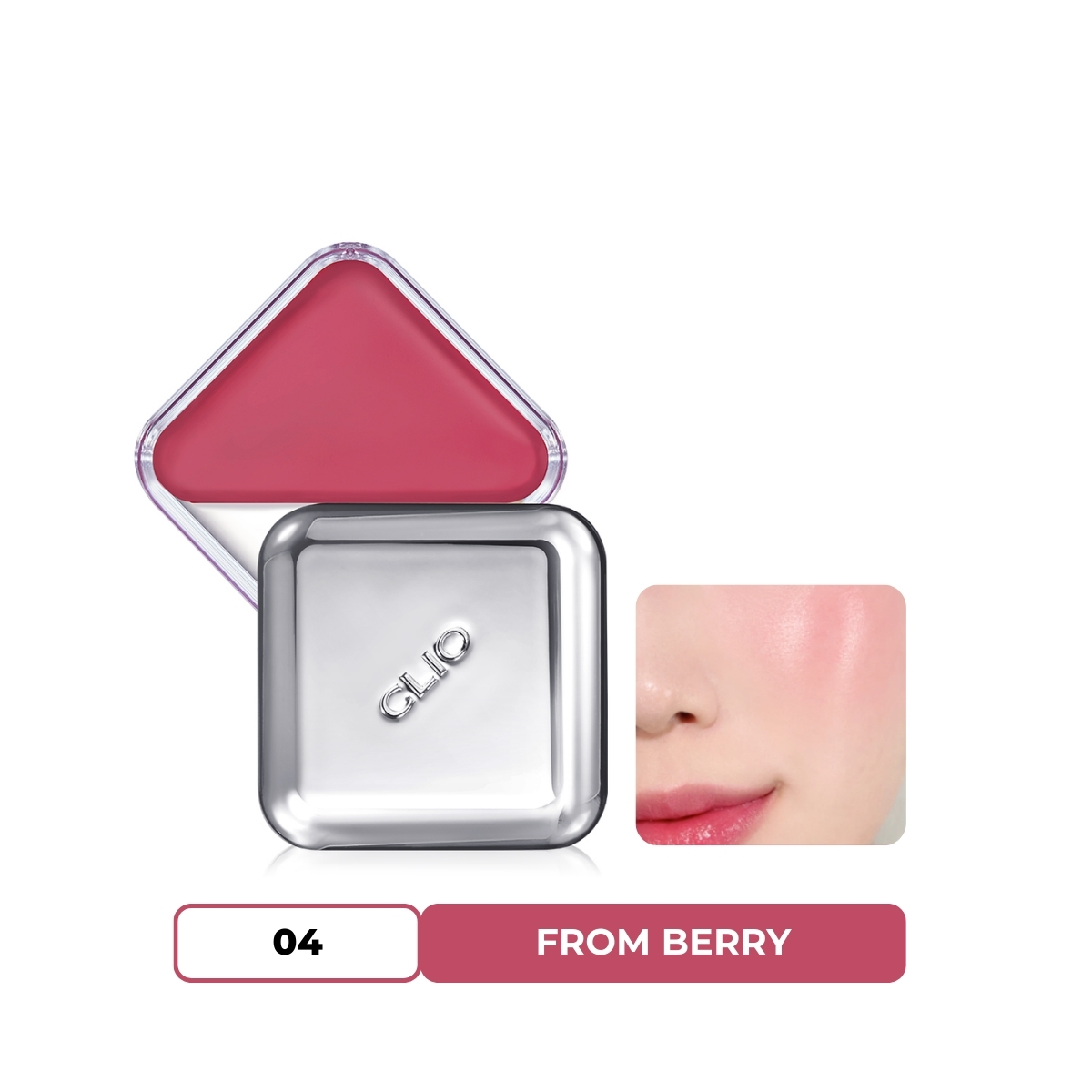 Son Bóng Má Hồng Clio Essential Lipcheek 2in1 - 04 From Berry