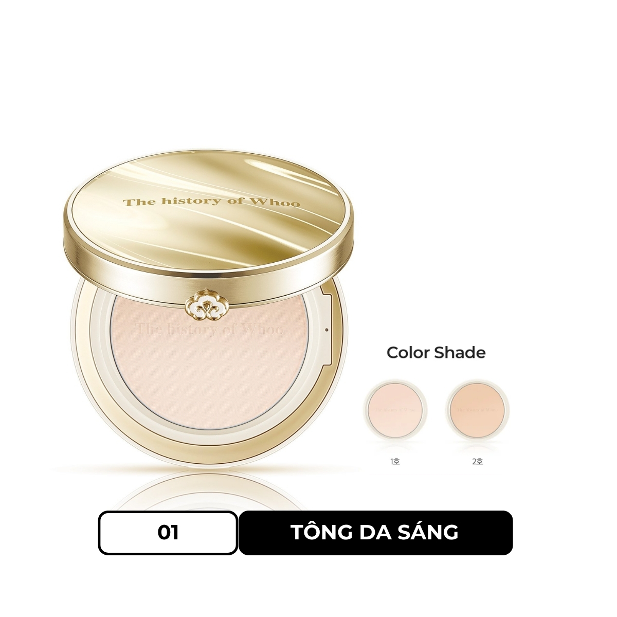 Phấn Phủ The History Of Whoo Gongjinhyang Mi Two Way Pact SPF30 PA++ 13g #1