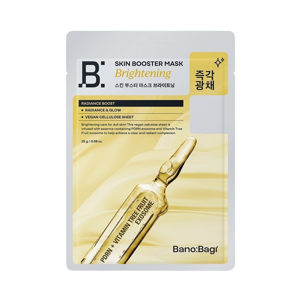 Mặt Nạ Bano:Bagi Skin Booster Mask Brightening - Vàng