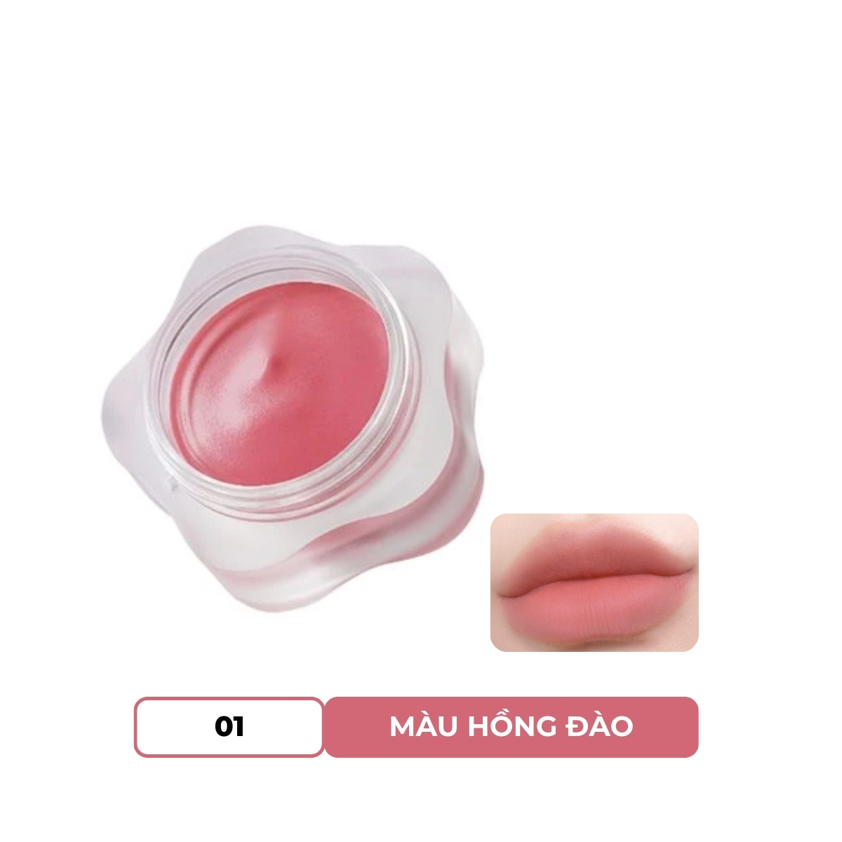 Son Bùn Dearmay Pure Falling Mood Lip Pot Thuần Chay 01 First Soundtrack
