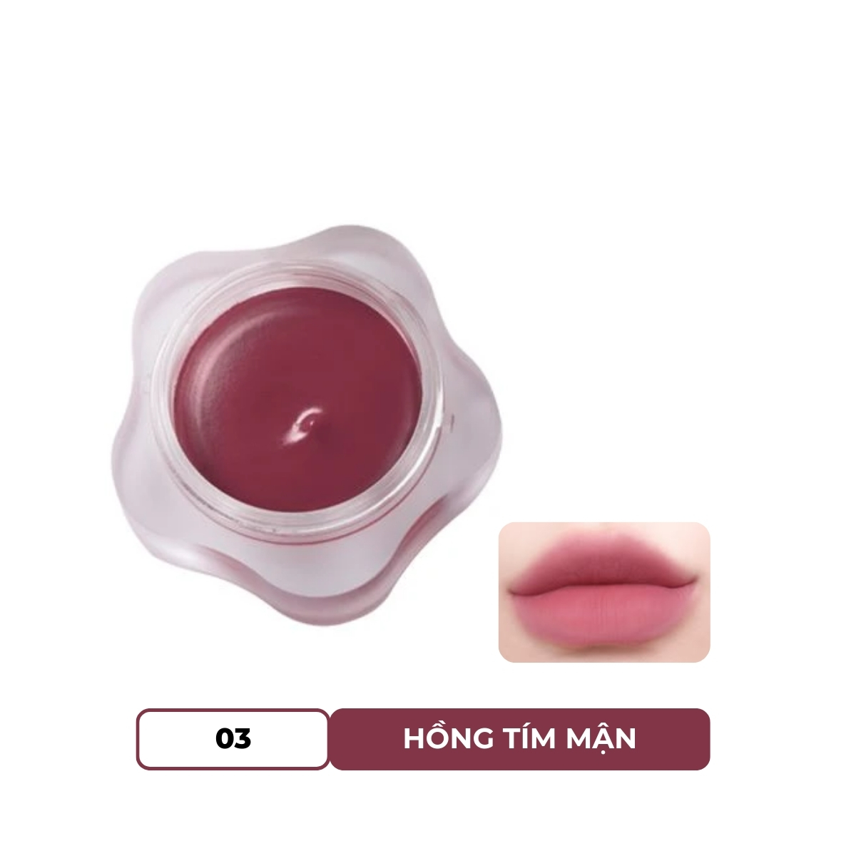 Son Bùn Dearmay Pure Falling Mood Lip Pot Thuần Chay 03 A Little Note