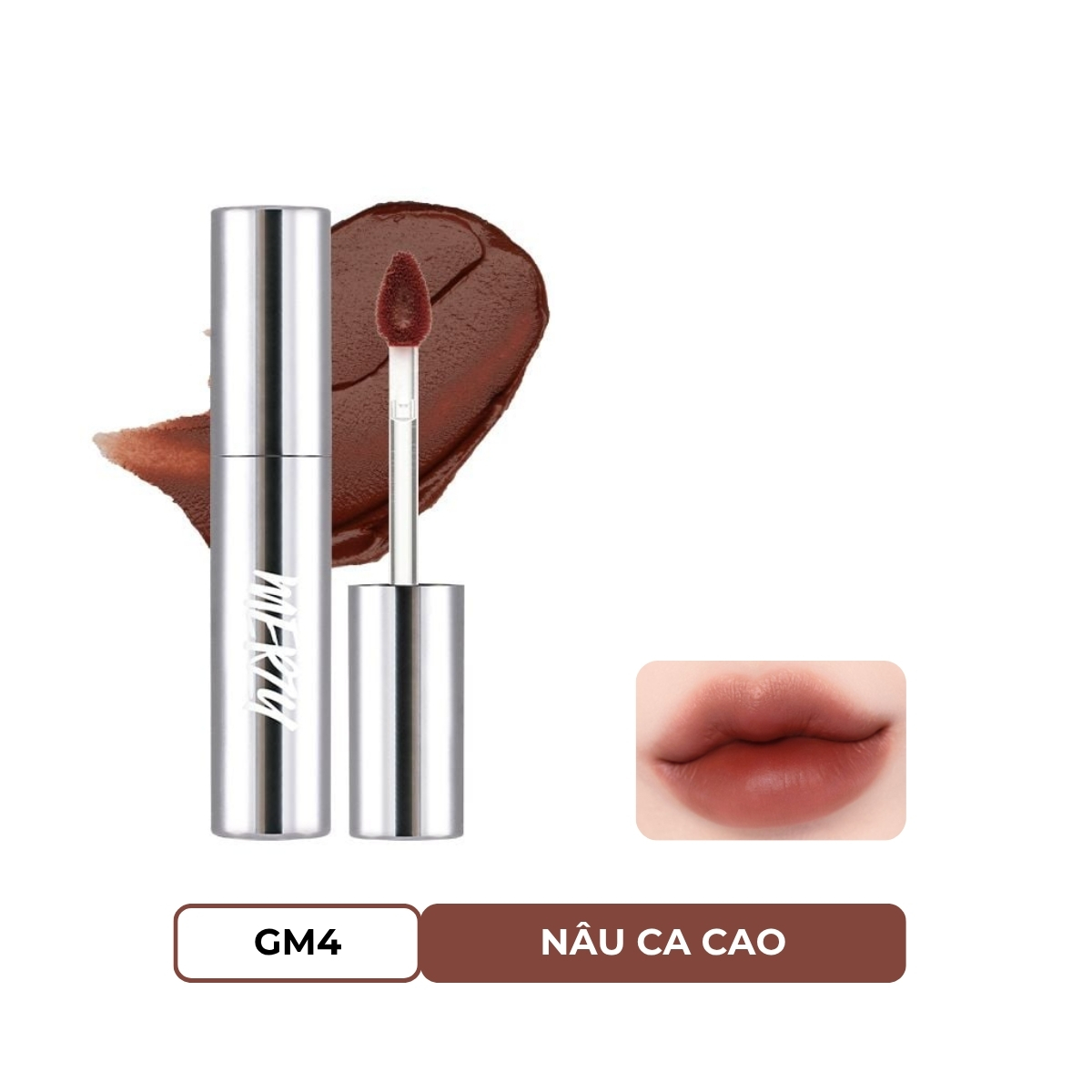 Son Tint Merzy The Glam Mellow Tint #GM4 Cacao Brick