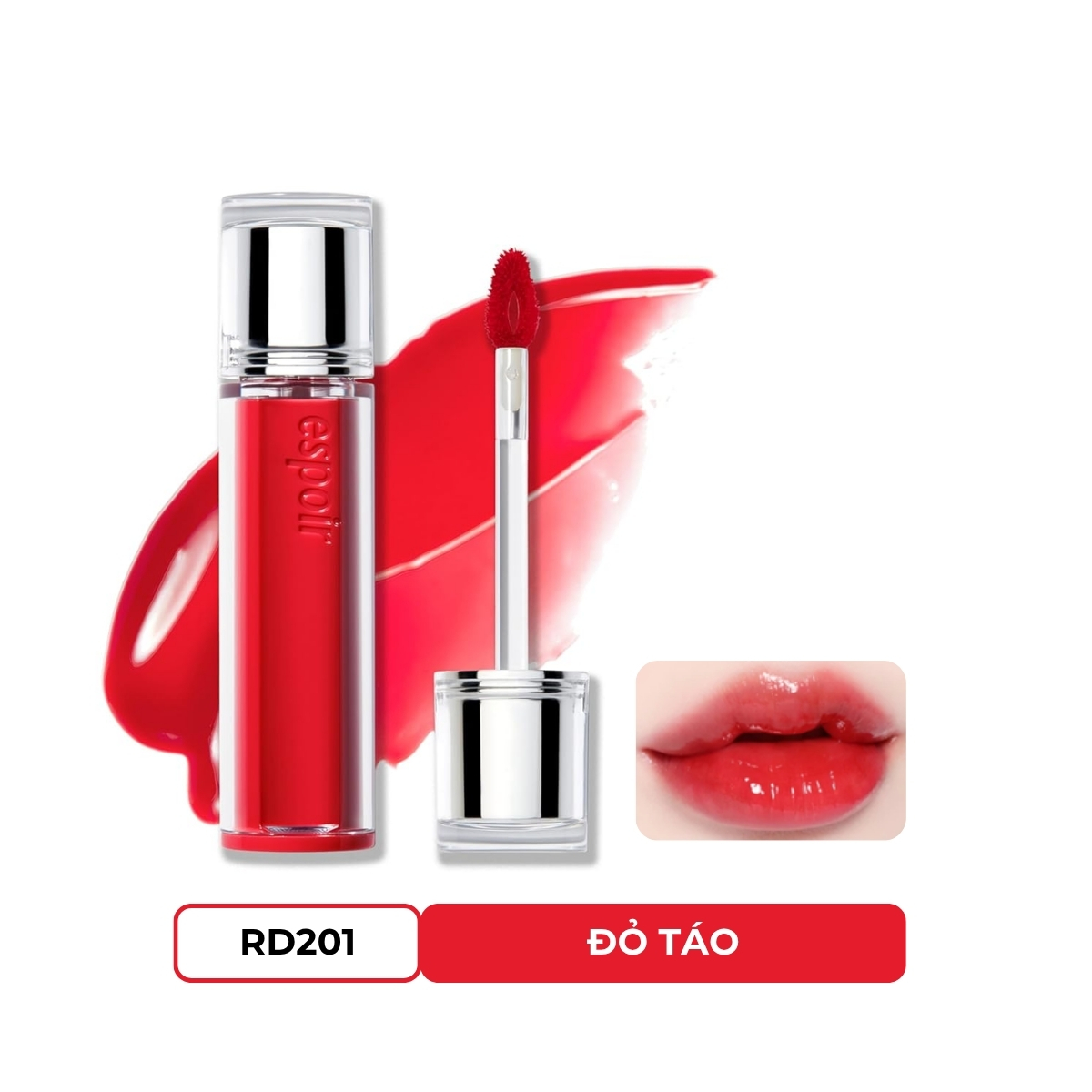 Son Tint Espoir Couture Lip Tint Glaze #RD201 Apple Sorbet