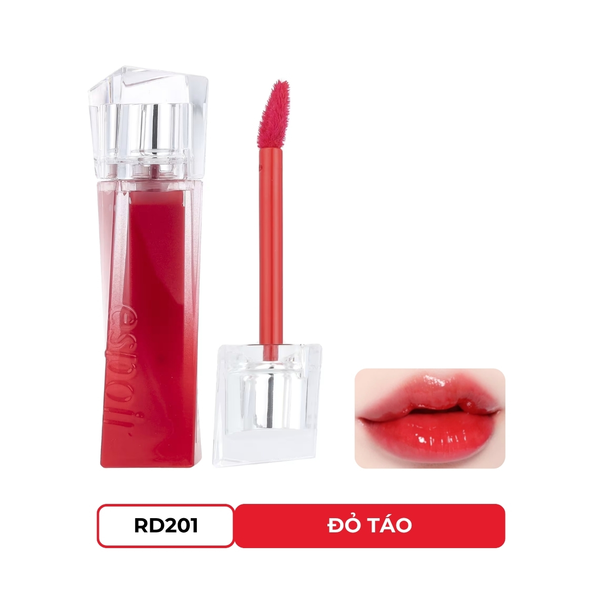 Son Espoir Couture Lip Tint Glaze RD201 Apple Sorbet