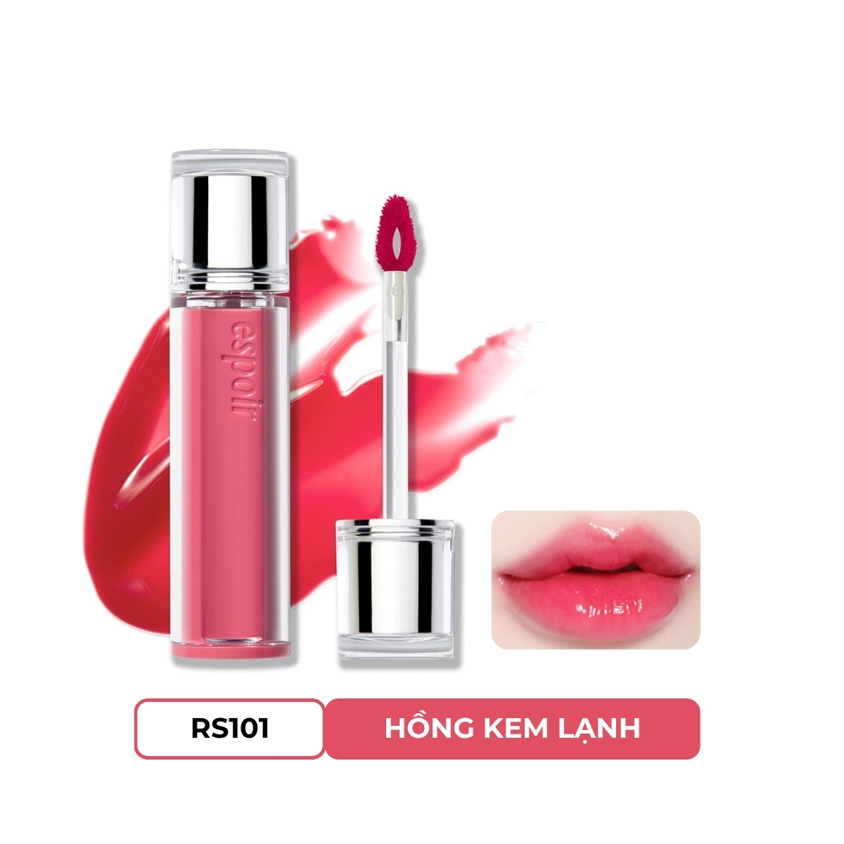 Son Tint Espoir Couture Lip Tint Glaze #RS101 Rosa