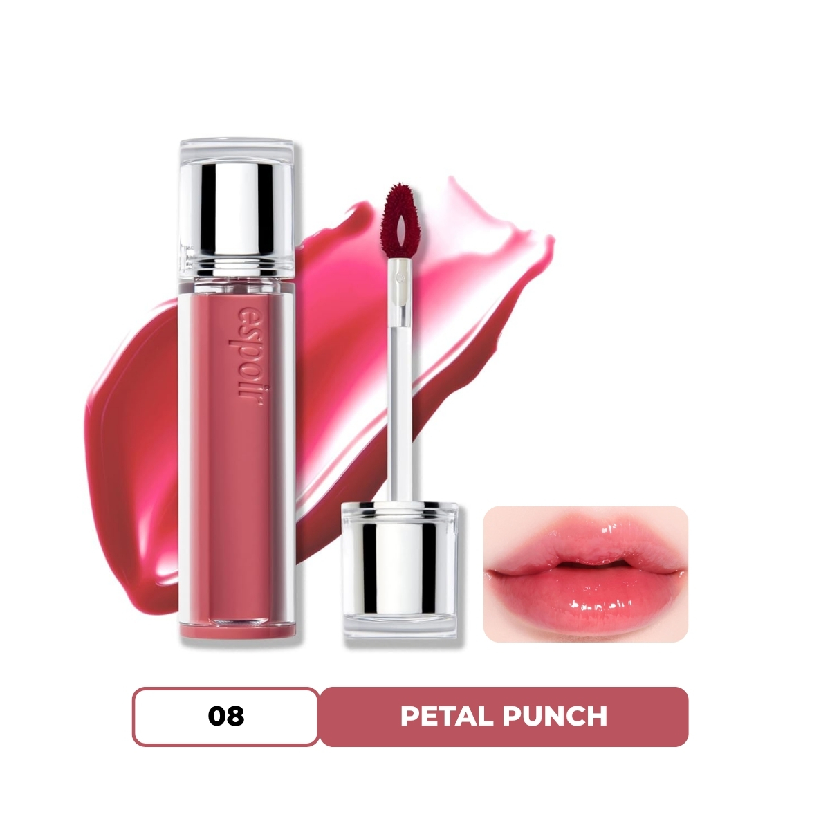 Son Tint Espoir Couture Lip Tint Glaze #08 Petal Punch