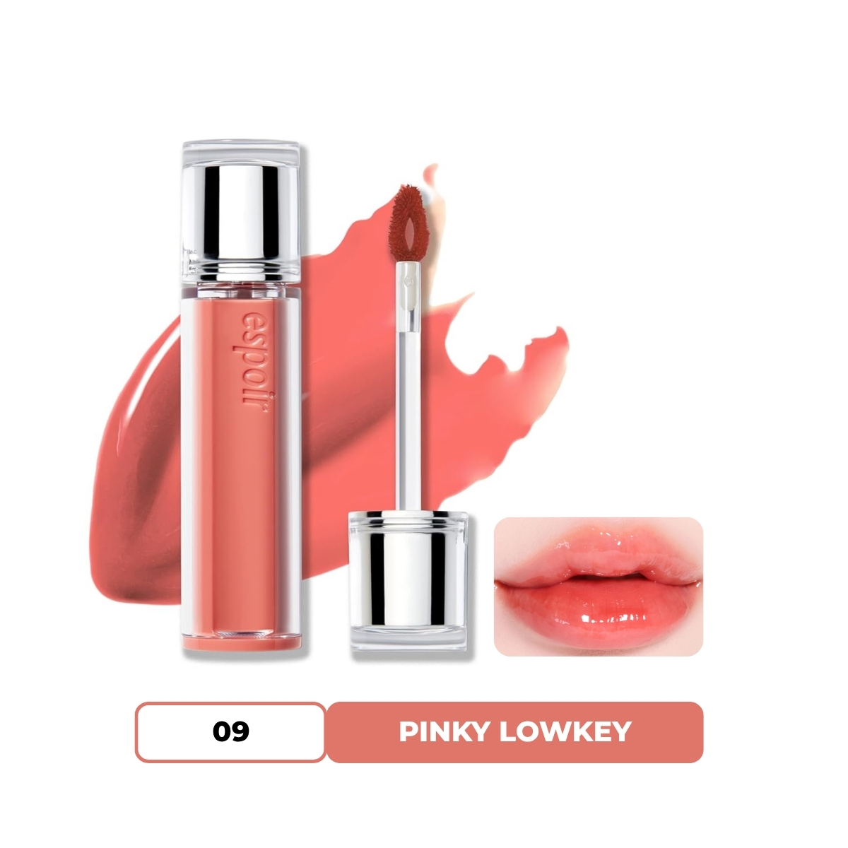 Son Tint Espoir Couture Lip Tint Glaze #09 Pinky Lowkey