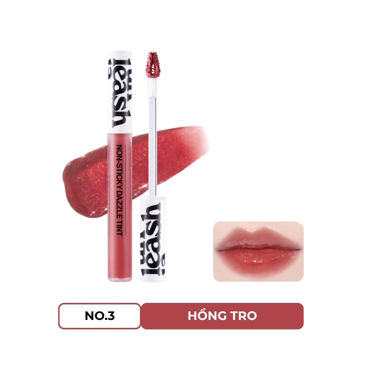 Son Bóng Unleashia Non-Sticky Dazzle Tint - No.3 Glow Day