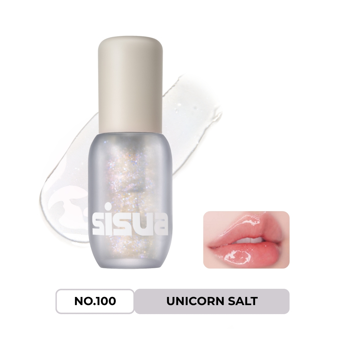 Son Bóng Unleashia Sisua Popcorn Syrup Derma Lip Plumpe - No.100 Unicorn Salt