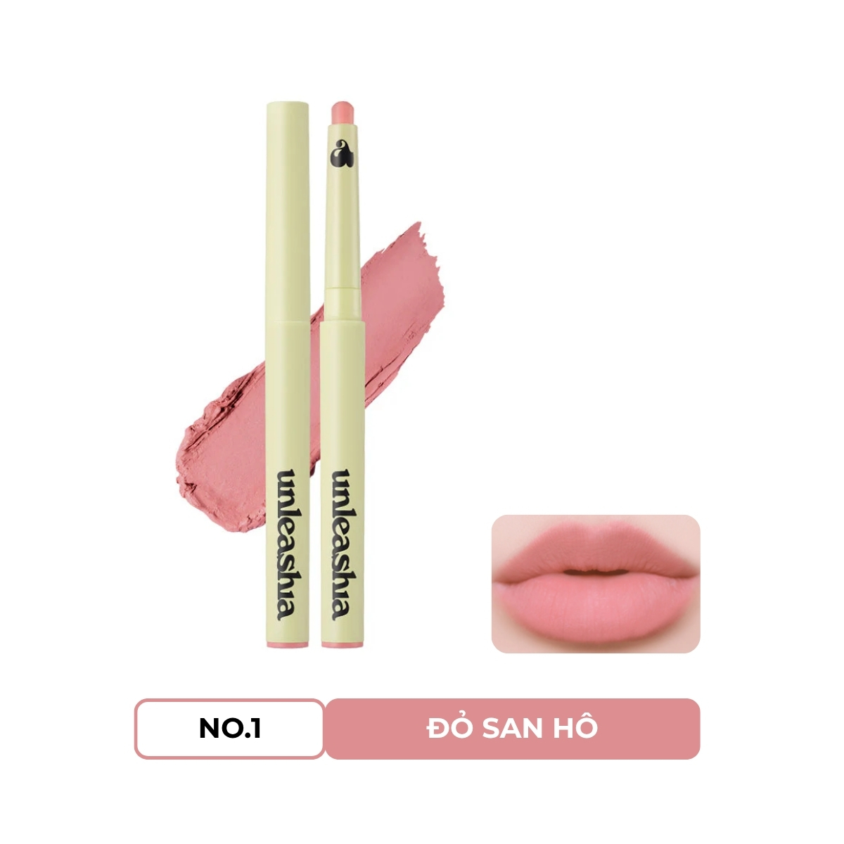Chì Kẻ Viền Môi Unleashia Oh! Happy Day Lip Pencil - NO.1 BIRTHDAY