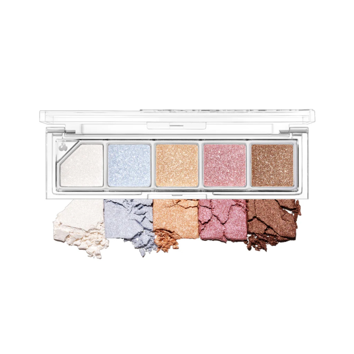 Phấn Bắt Sáng Unleashia Mood Shower Face Palette - NO.101 Ballerino Shower