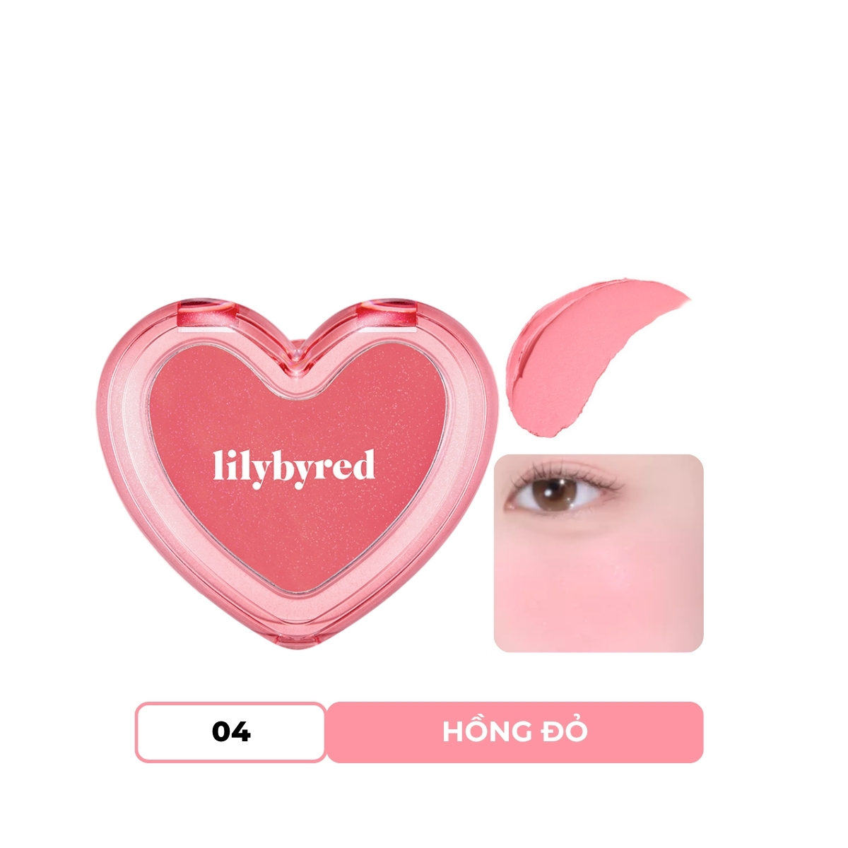 Phấn Má Lilybyred Luv Beam Sherbet Cheek Dạng Kem Xốp #04 Grapefruit Topping