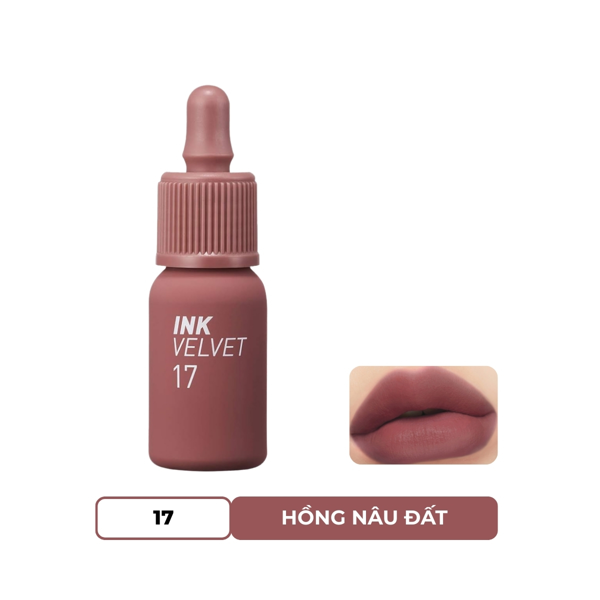 Son Kem Peripera Ink Velvet - 17 Rosy Nude