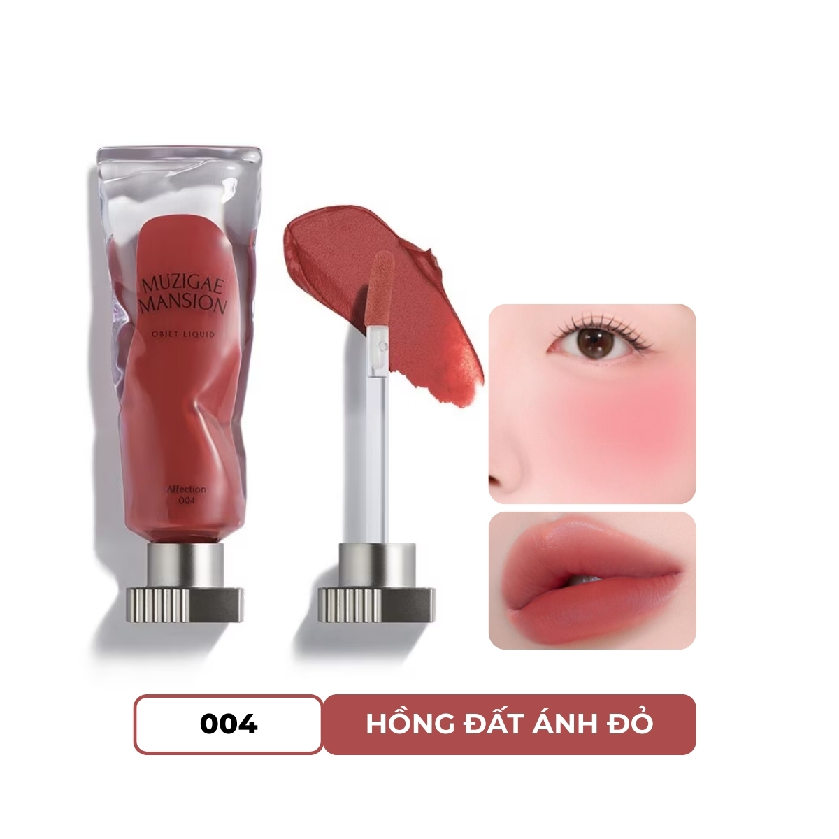 Son Kem Muzigae Mansion Objet Liquid Thuần Chay #004 AFFECTION