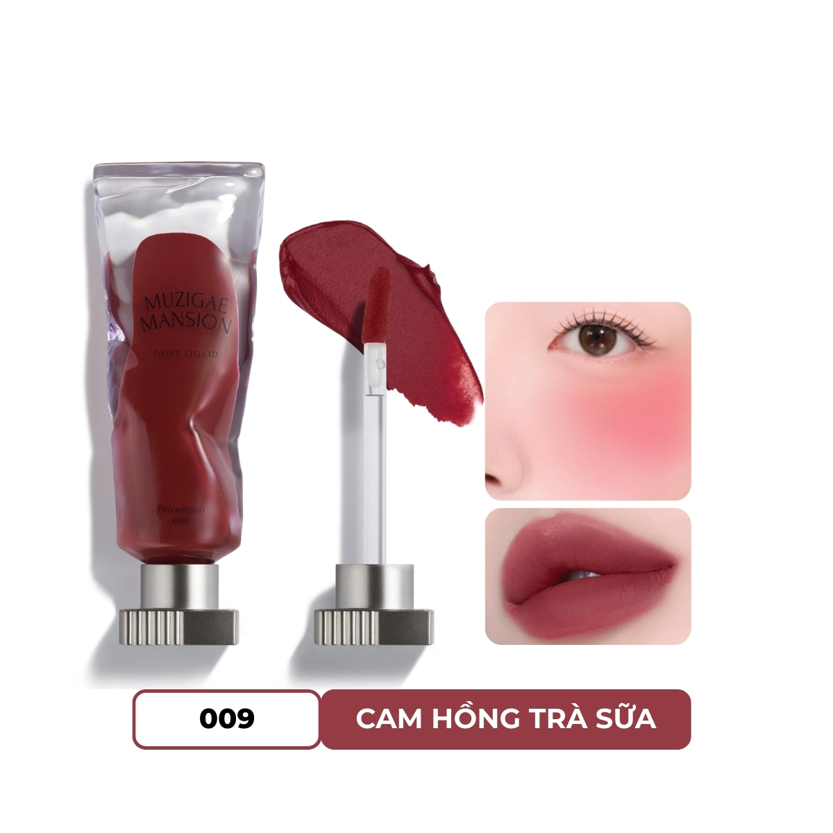 Son Kem Muzigae Mansion Objet Liquid Thuần Chay #009 PERCEPTION