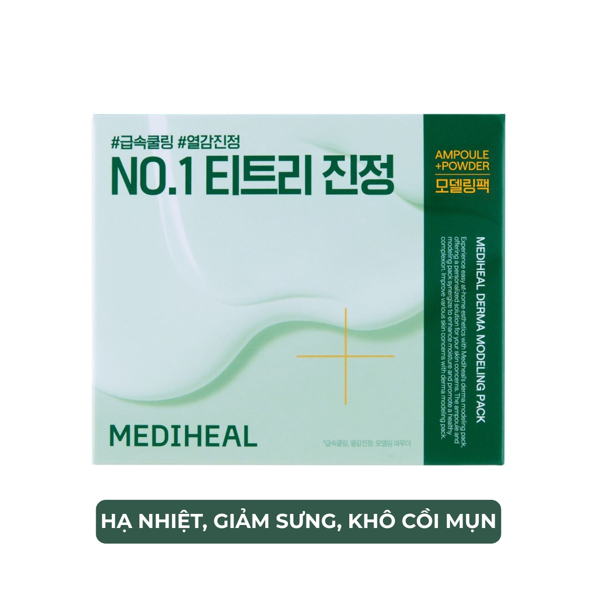 Bộ Sản Phẩm Mặt Nạ Medlheal Derma Modeling Pack Mặt Nạ Dẻo - Teatree Calming