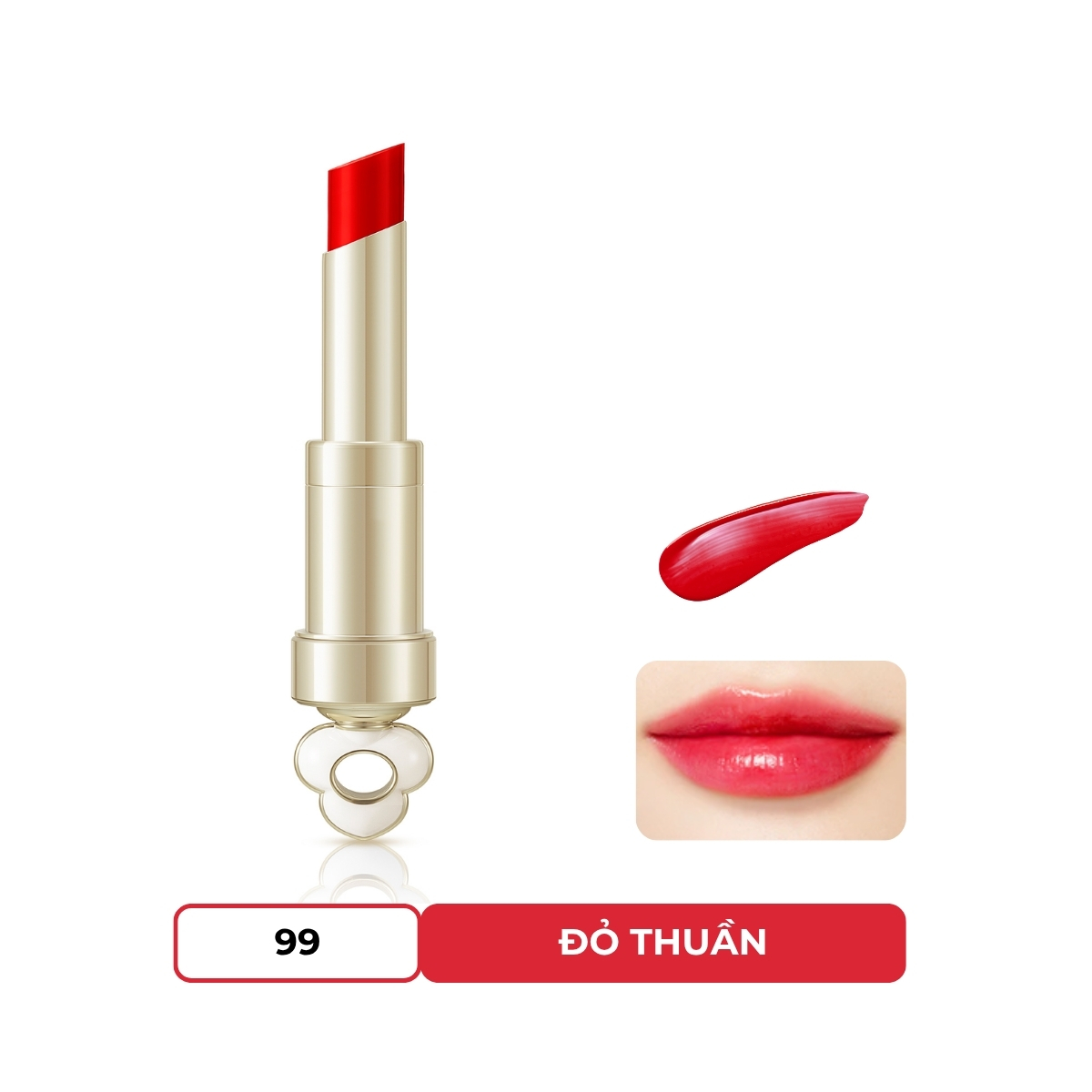 Son Dưỡng The Whoo Essential Lip Glow Balm #99 Bloom Red