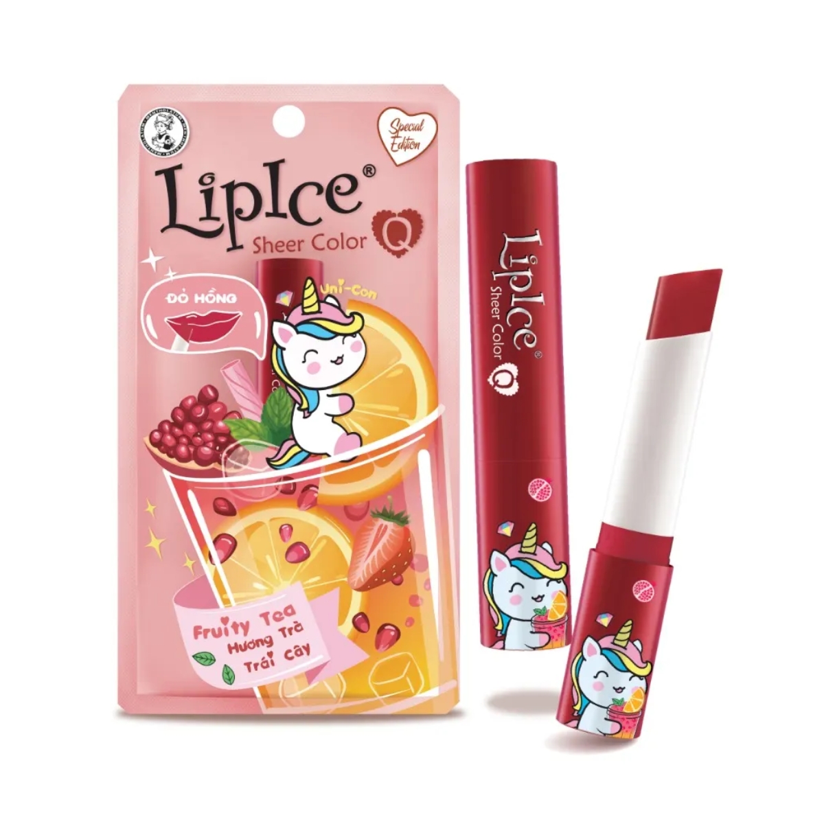 Son Dưỡng Môi Lipice Sheer Color Q 2.4g - Fruity Tea