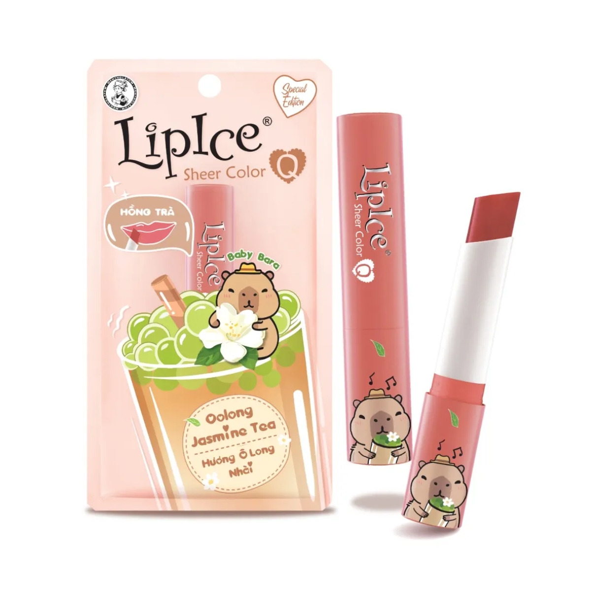 Son Dưỡng Môi Lipice Sheer Color Q 2.4g - Ô Long Jasmine Tea