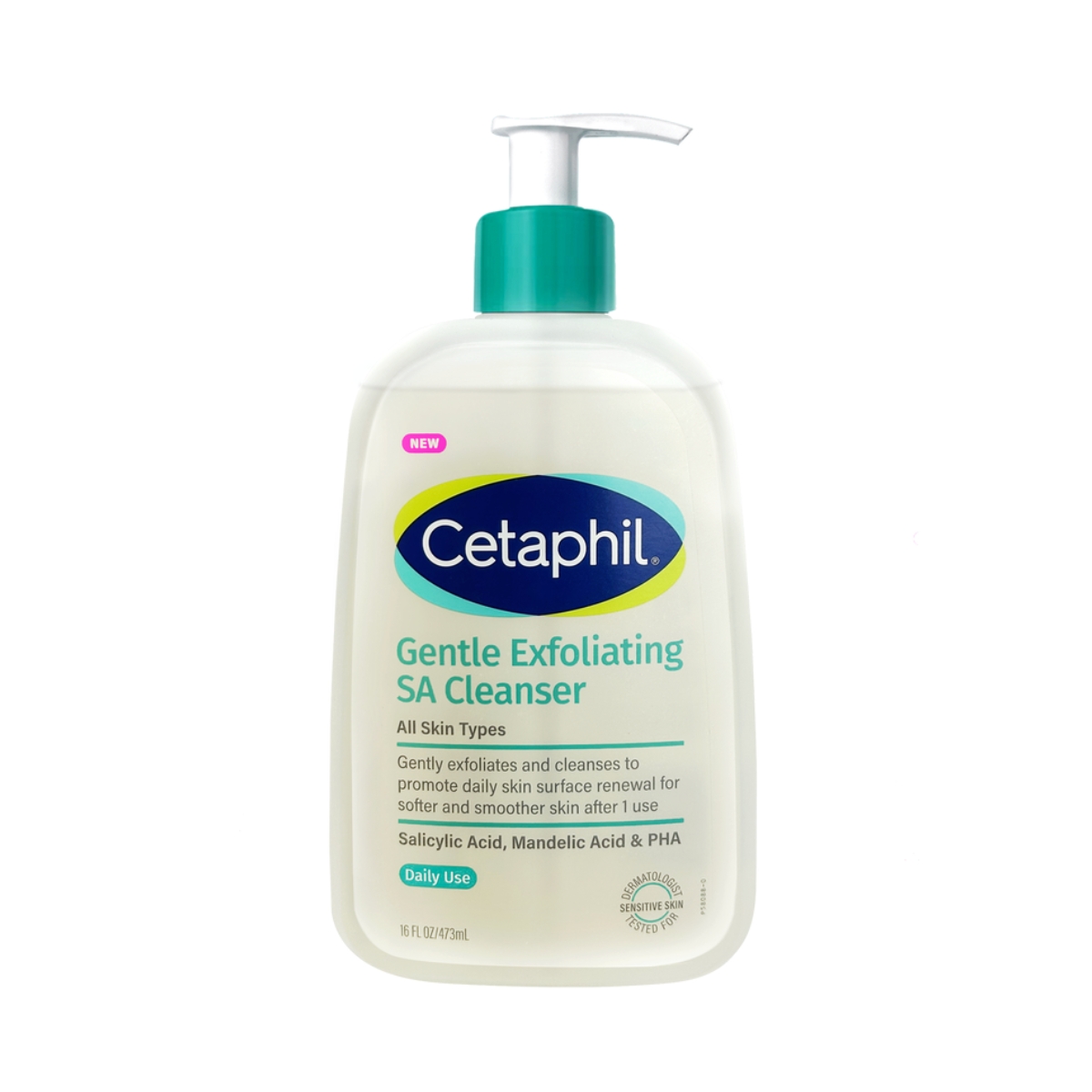 Gel Rửa Mặt Cetaphil Gentle Exfoliating SA Cleanser Sạch Sâu, Tẩy Tế Bào Chết Dịu Nhẹ 473ml