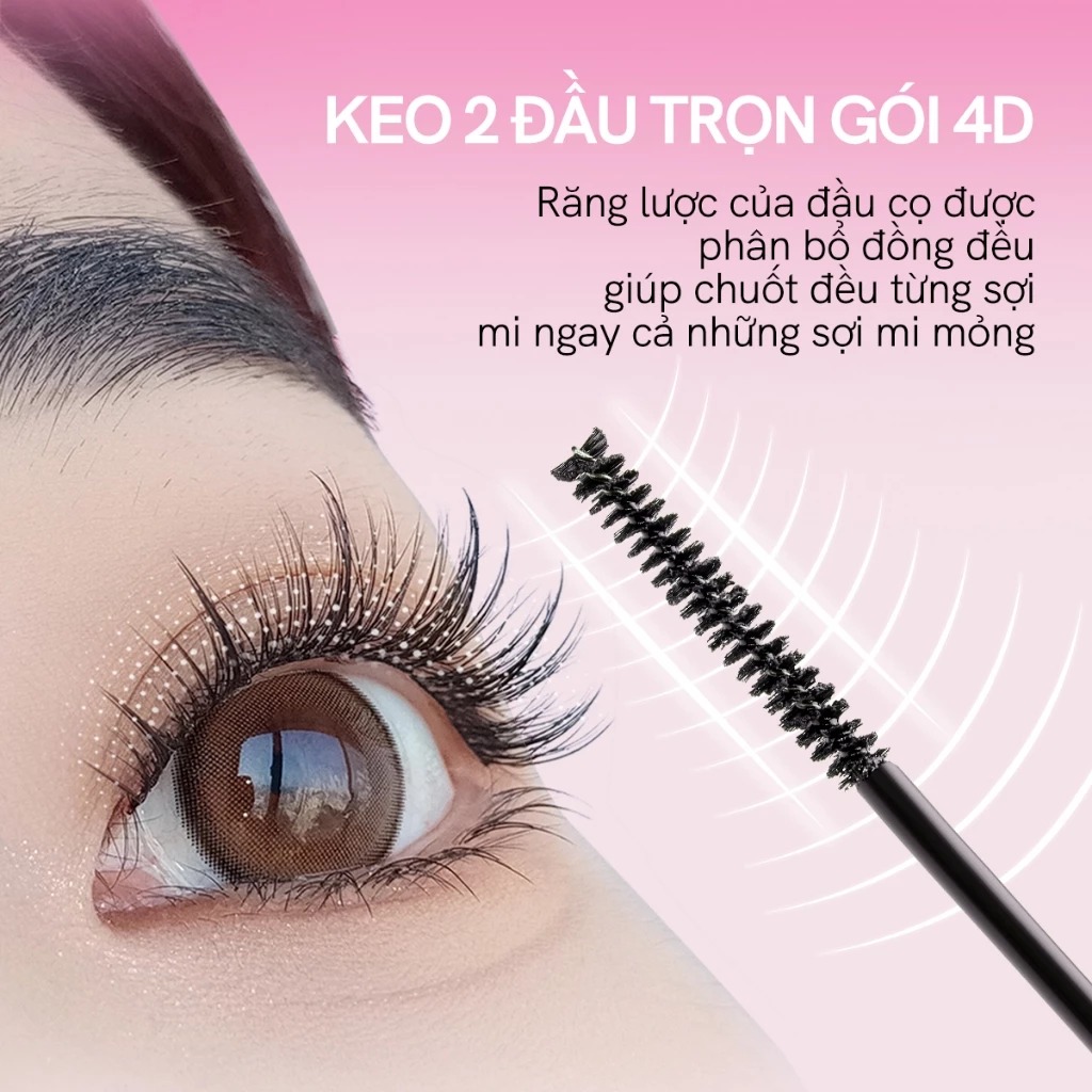 Keo Dán Mi Mlen Diary 2 đầu 4in1 Plus - Màu Đen