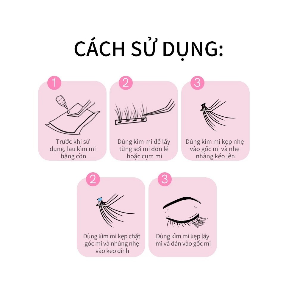 Nhíp Gắn Mi Mlen Diary