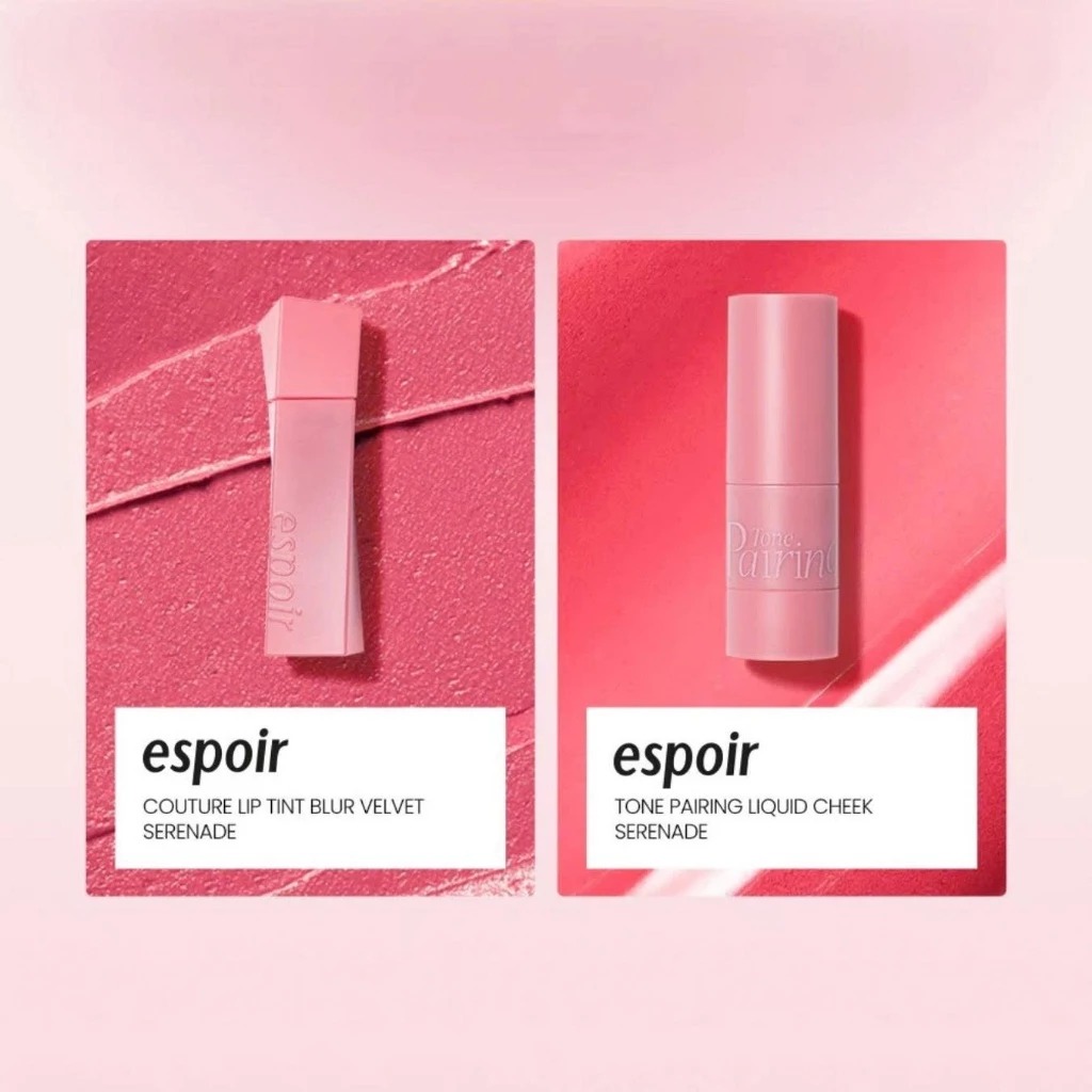 Bộ Sản Phẩm Espoir Serenade Edition Set (Son Tint + Má Hồng)