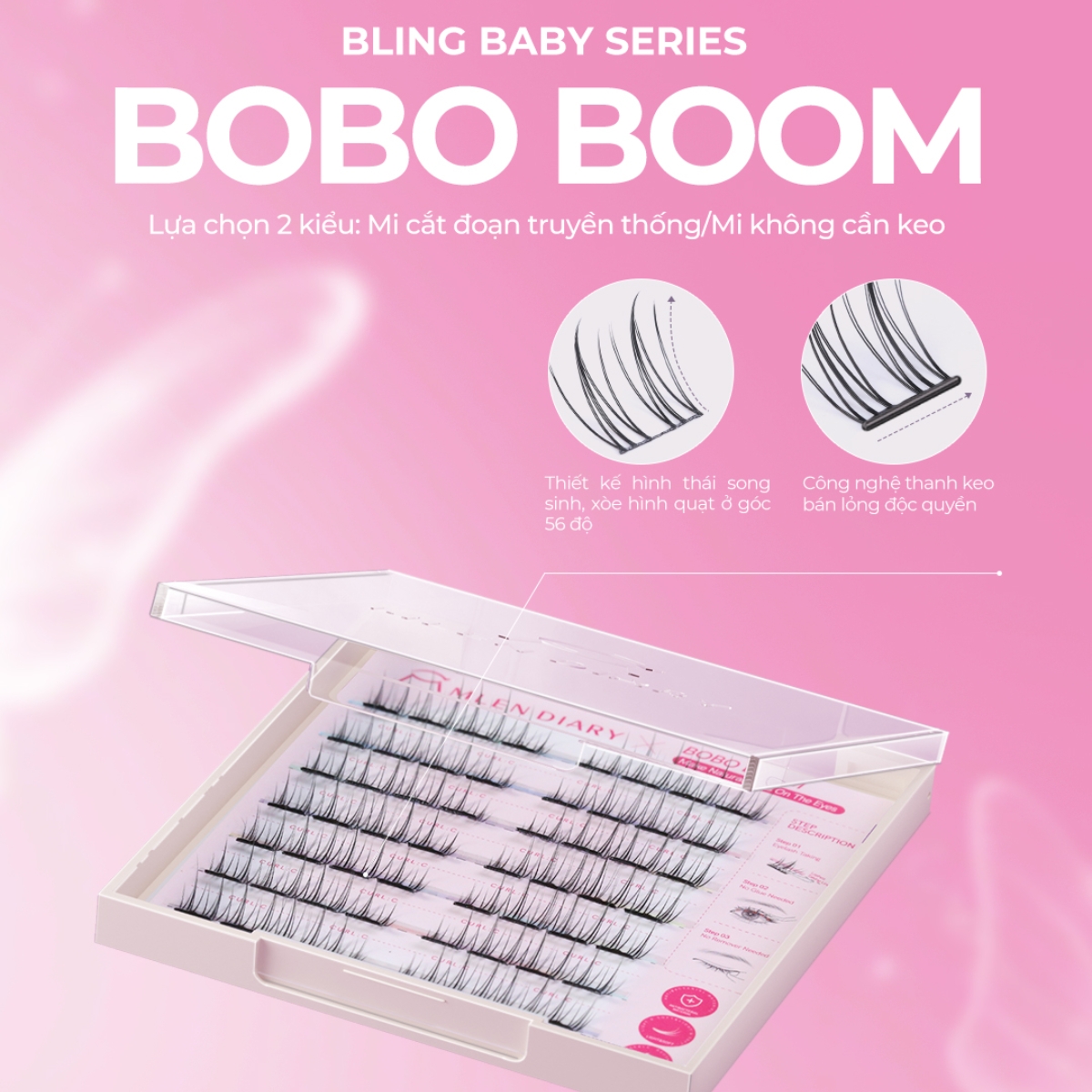 Mi Giả Mlen Diary Tự Dính - Bobo Boom