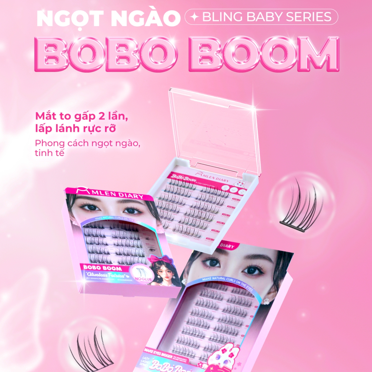 Mi Giả Mlen Diary Tự Dính - Bobo Boom