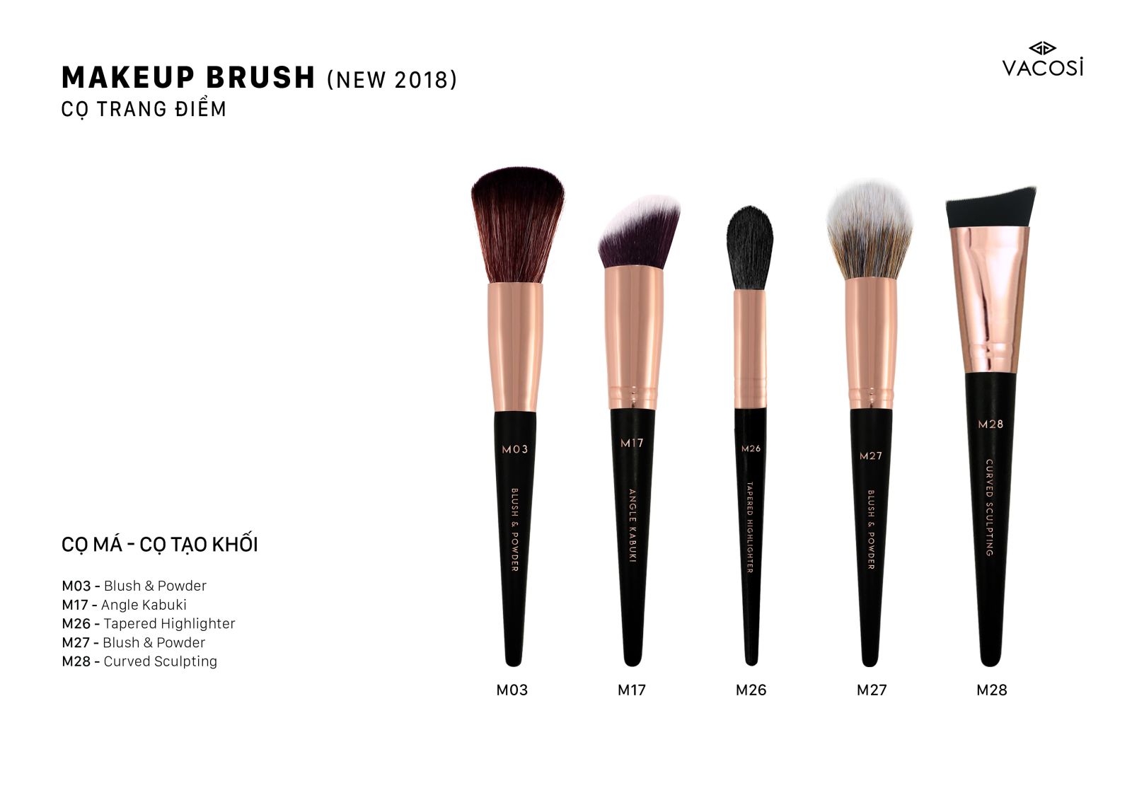 Cọ Má Hồng & Phủ Vacosi Đầu Tròn M03