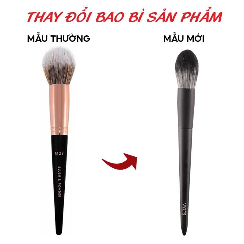 Cọ Phủ Và Má Đầu Tròn Vacosi M27