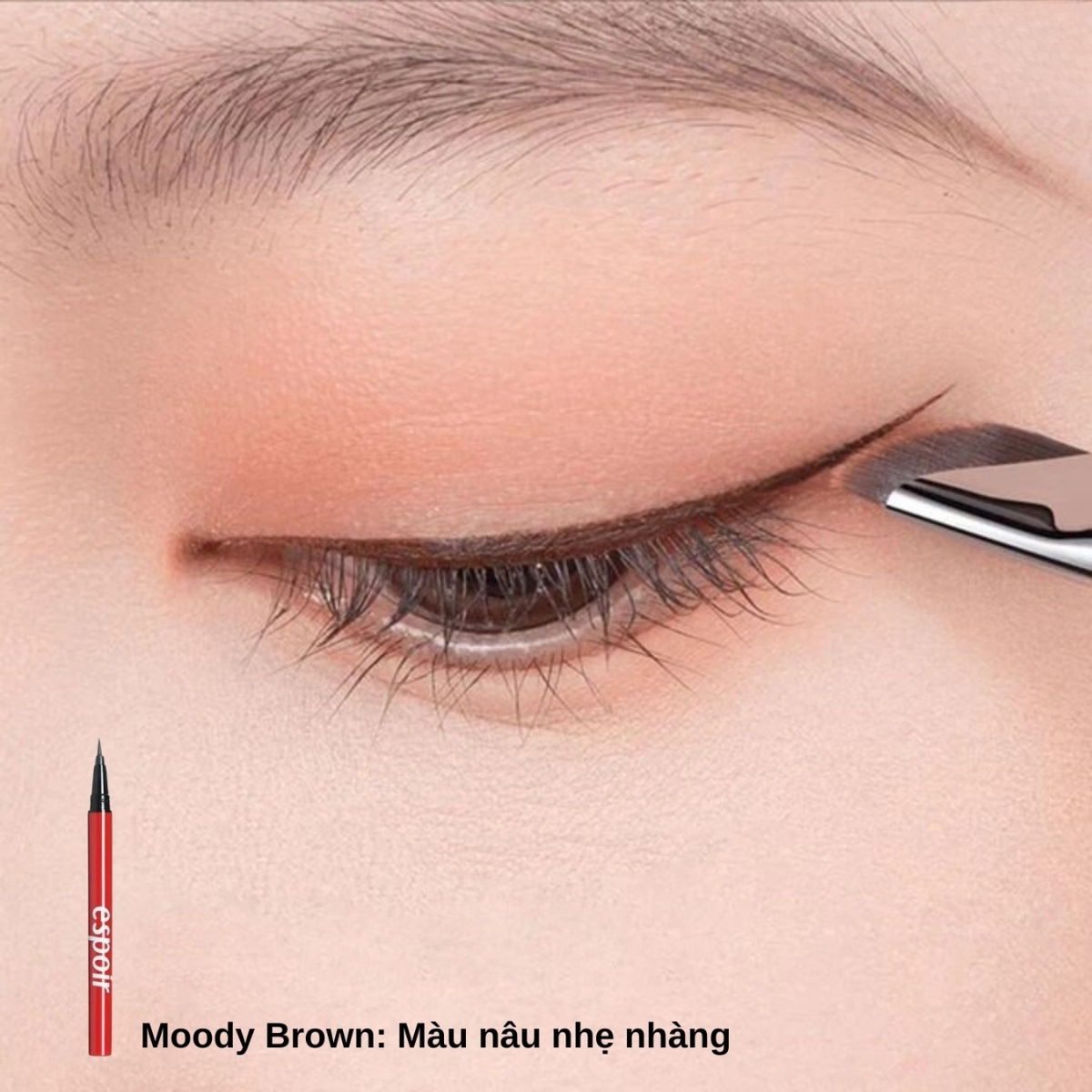 Dạ Kẻ Mắt Espoir Nomudging Brush Liner #2 Moody Brown