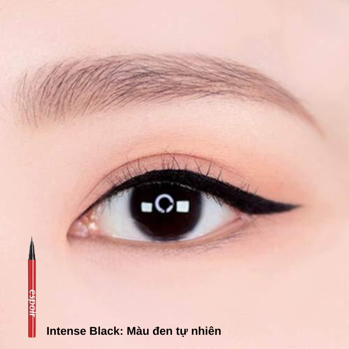 Dạ Kẻ Mắt Espoir Nomudging Brush Liner #1 Intense Black