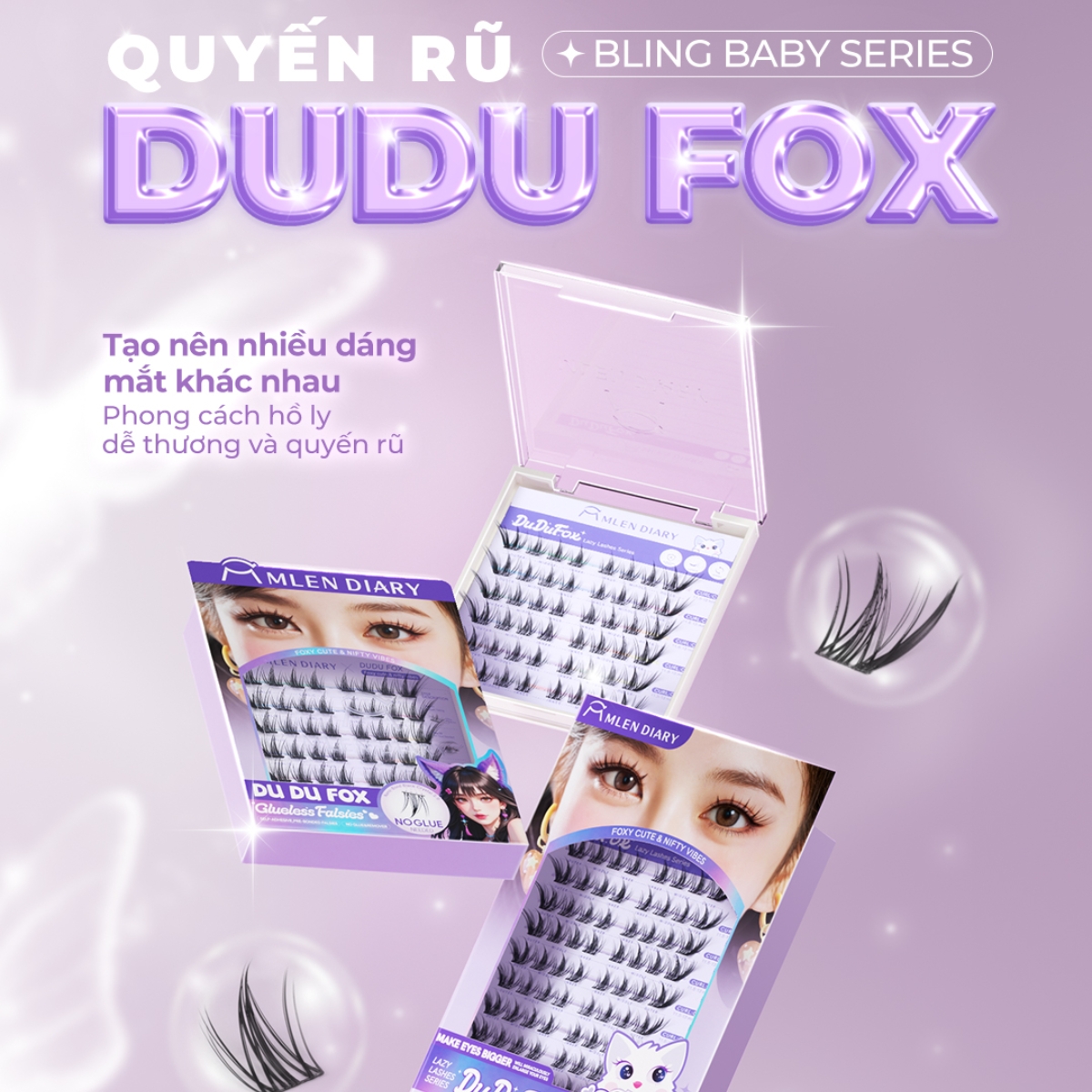 Mi Giả Mlen Diary Tự Dính - Du Du Fox