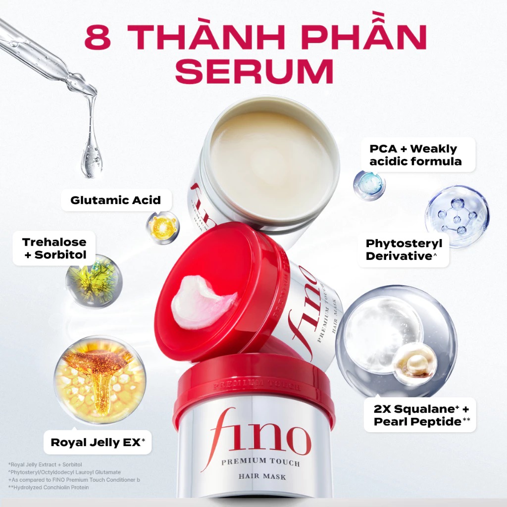 Kem ủ tóc và hấp tóc Fino Shiseido Premium Touch 230G