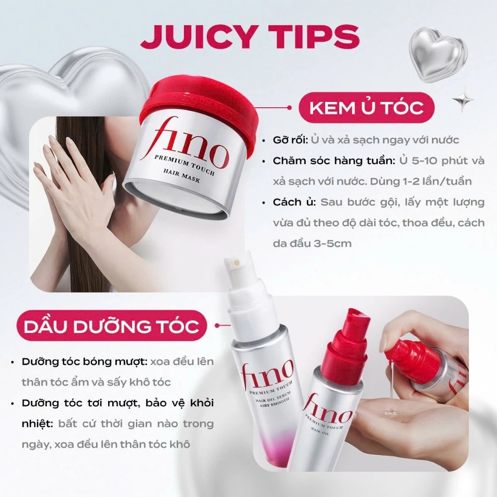 Kem ủ tóc và hấp tóc Fino Shiseido Premium Touch 230G