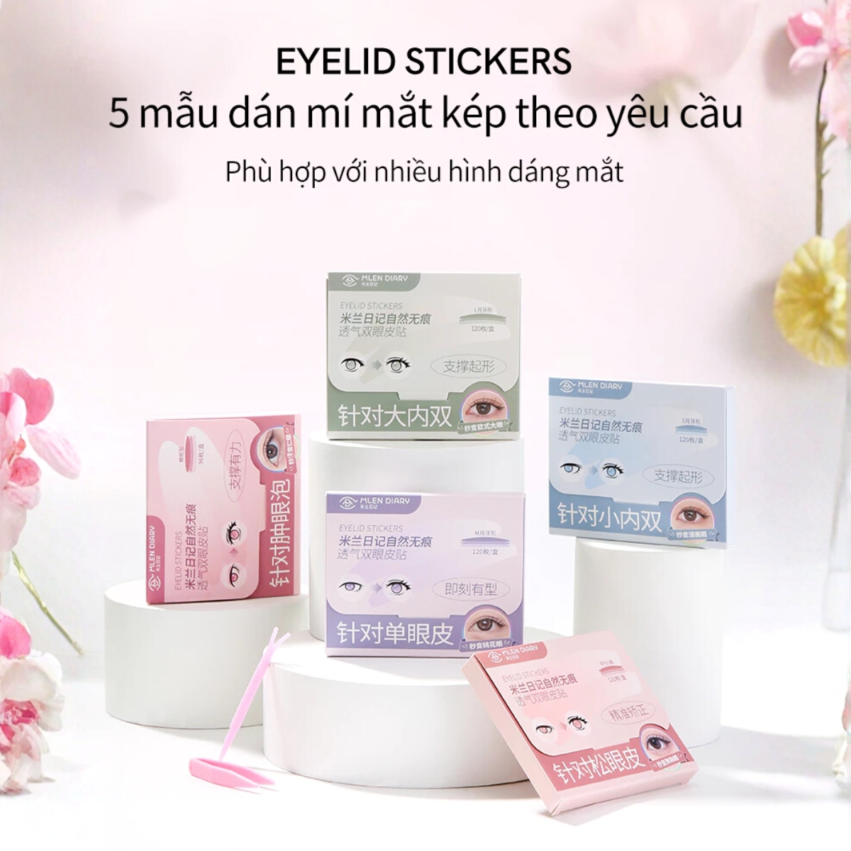 Kích Mí Mlen Diary - Dáng Lưỡi Liềm Size S