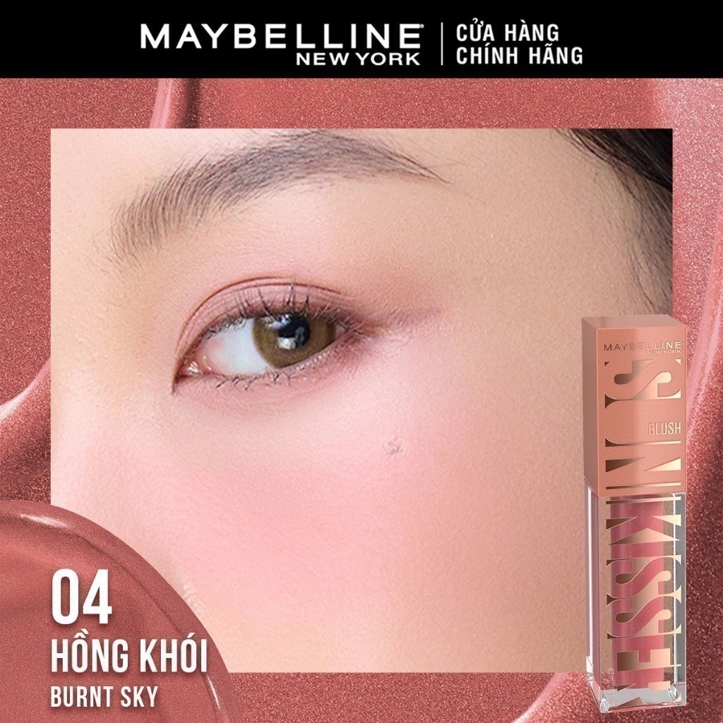 Má Hồng Dạng Kem Maybelline New York Sunkisser Blush - 04 Burnt