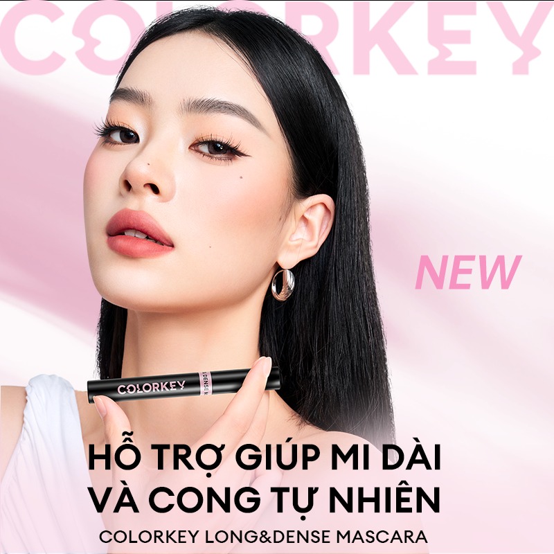 Mascara Colorkey Long & Dense Dài Và Tơi Mi