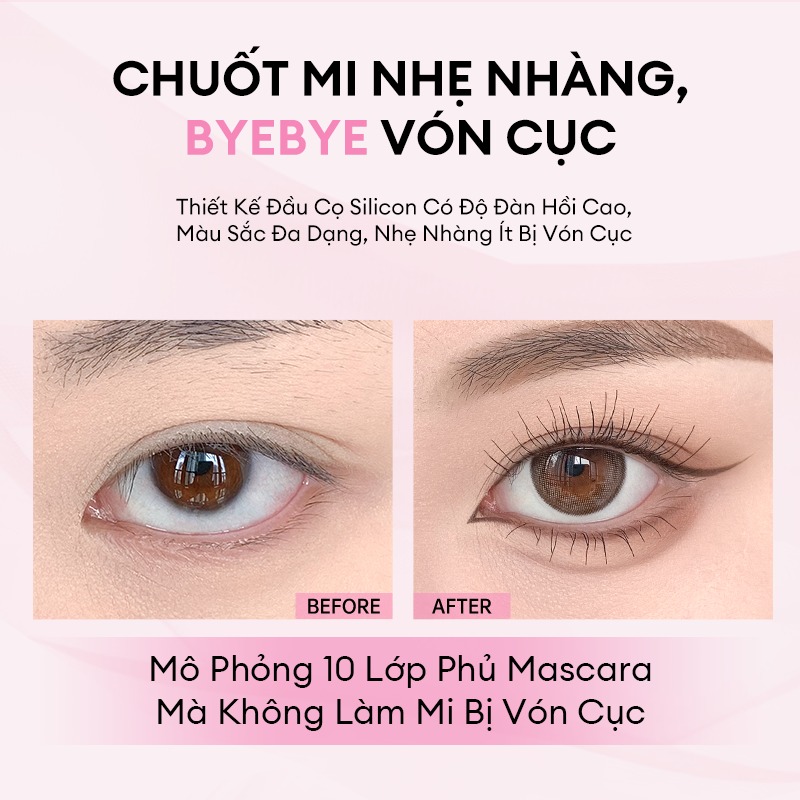 Mascara Colorkey Long & Dense Dài Và Tơi Mi