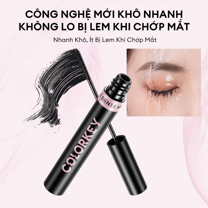 Mascara Colorkey Long & Dense Dài Và Tơi Mi