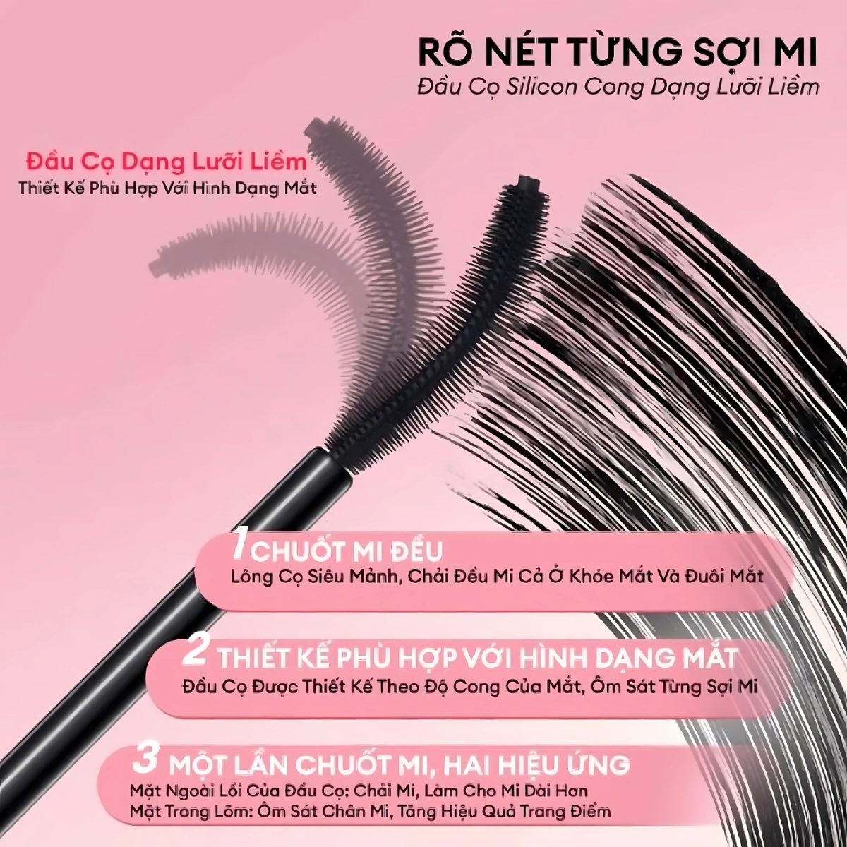 Mascara Colorkey Volumizing & Curling Dài Và Cong Mi