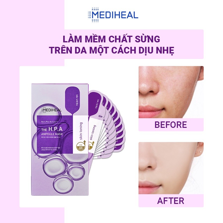 Mặt Nạ Mediheal Derma Ampoule Mask H.P.A (Mẫu cũ)